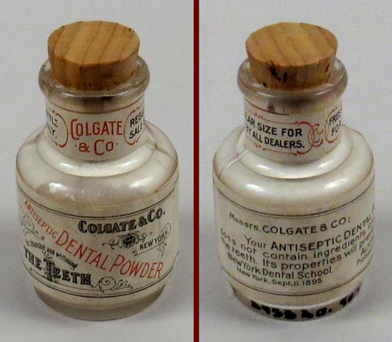 Colgate first toothpaste 