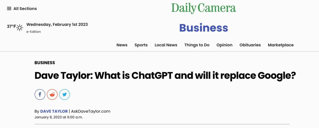 ChatGPT news