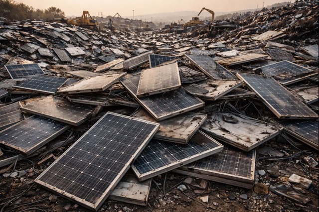 The Dark Side of Solar Energy Panel Waste