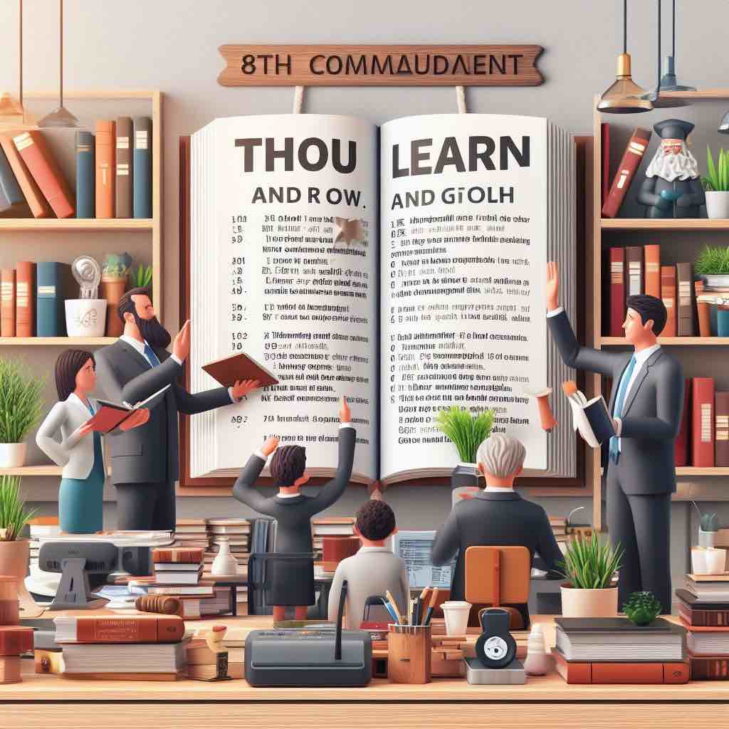 8th Commandment: Thou Shalt Learn and Grow