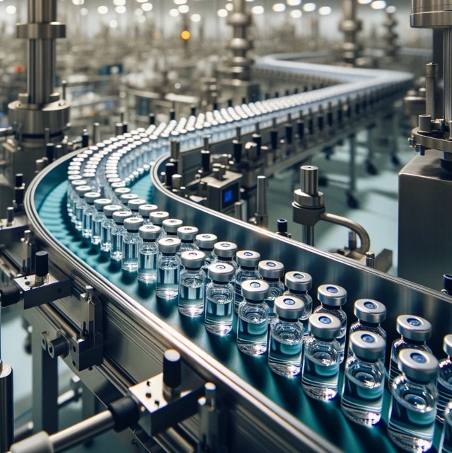 Vials - production line