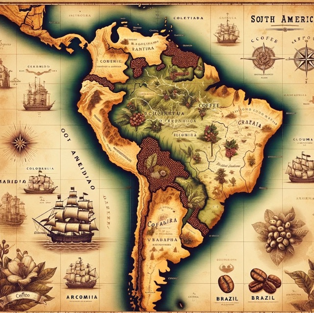 Map South America