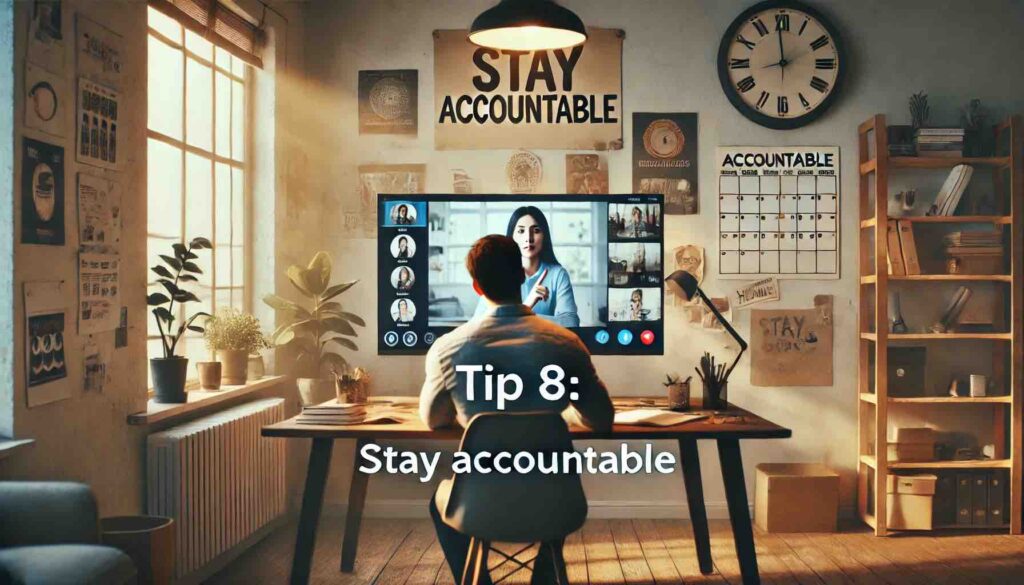 Tip 8: Stay Accountable 