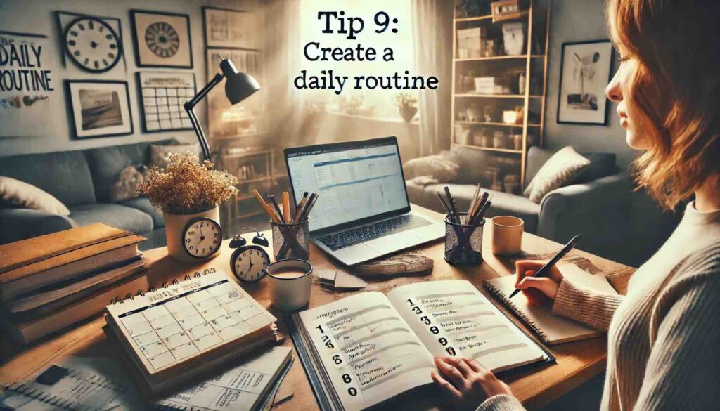 Tip 9: Create a Daily Routine