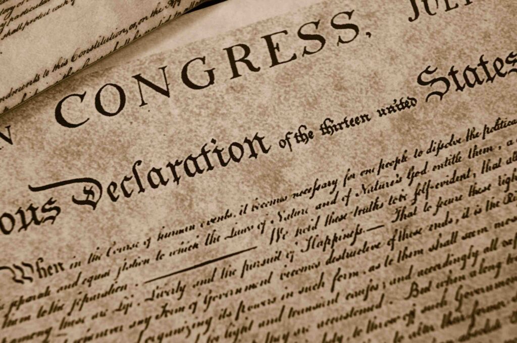 US Declaration of Independence