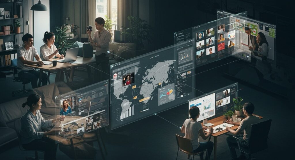 1. Remote Team Collaboration: SaaS-Enabled Real-Time Teamwork