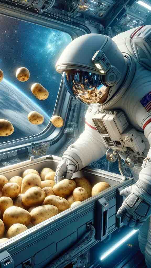 4. Potatoes in Space: NASA Experiment