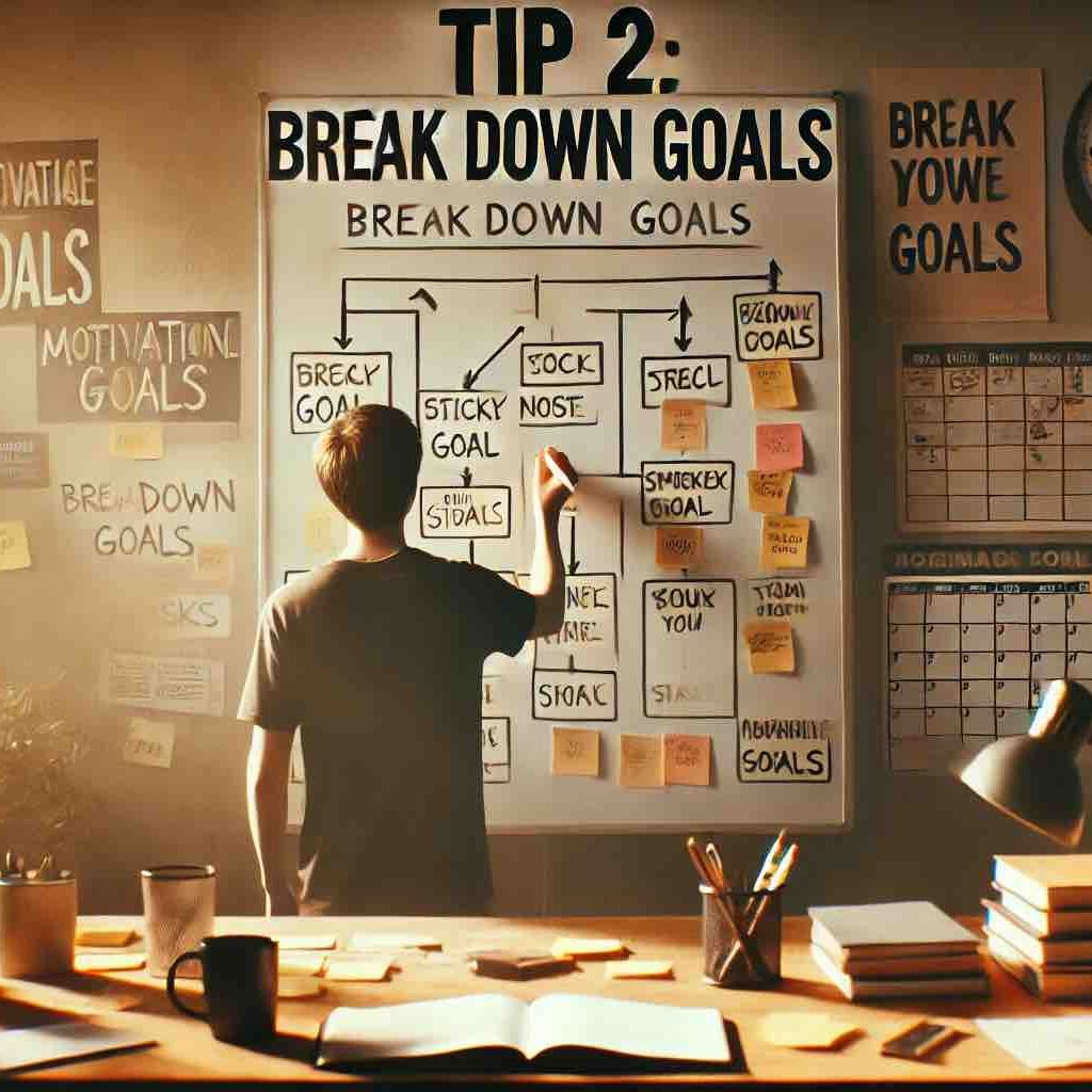 Tip 2: Break Down Goals