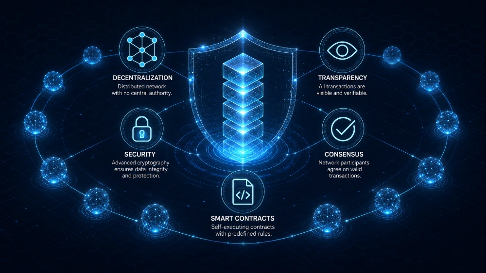 Key Features of Blockchain Key Features of Blockchain