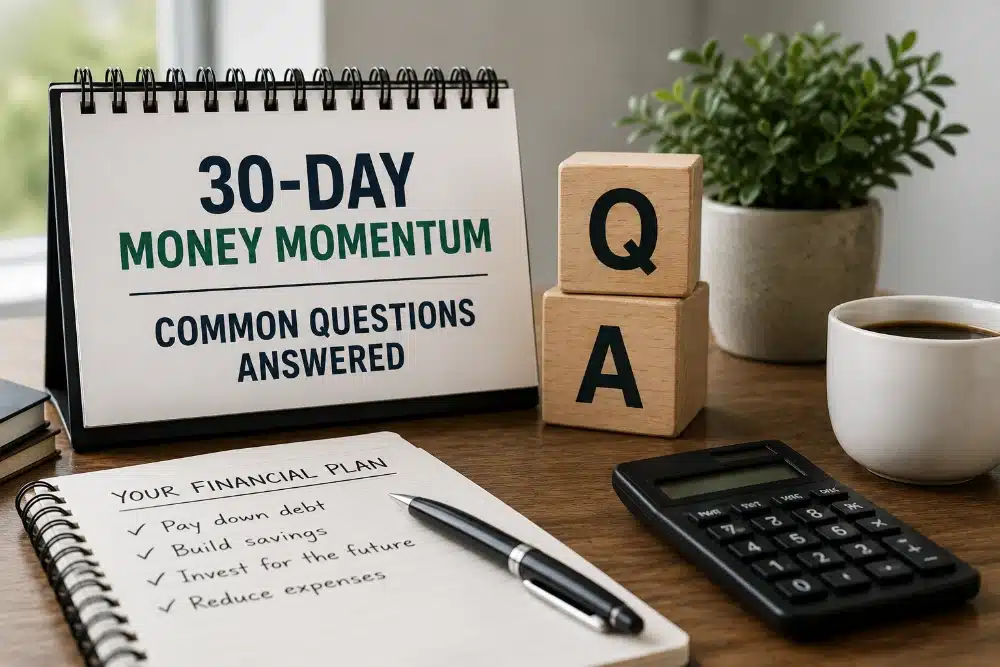 30-Day Money Momentum: Common Questions Answered 30-Day Money Momentum: Common Questions Answered